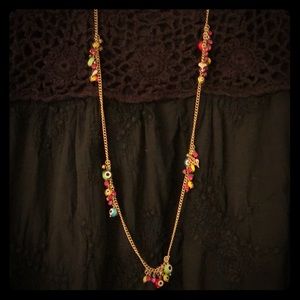 Betsey Jonson Evil Eye necklace